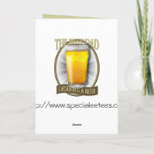 De beste Papa verdient een Bier Kaart (Achterkant)