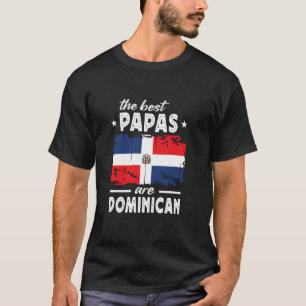 De Beste Papas zijn Dominicaanse Vaderdag Dominica T-shirt