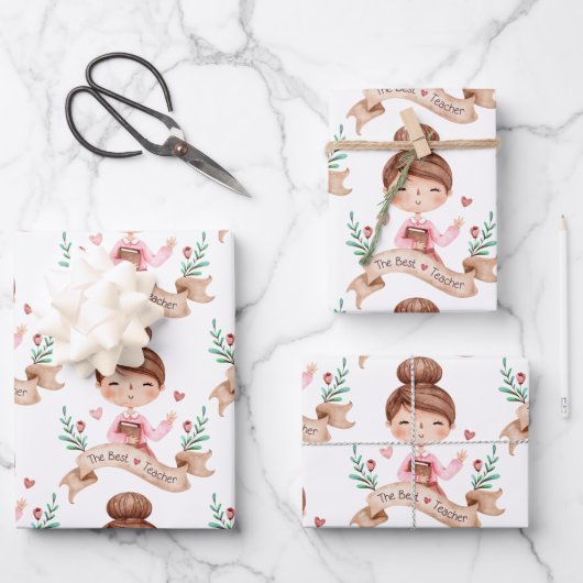 De beste papierbladen voor de opvulling van lerare inpakpapier vel (Voorkant)