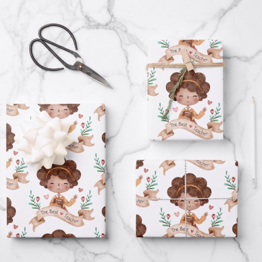 De beste papierbladen voor de opvulling van lerare inpakpapier vel (Voorkant)