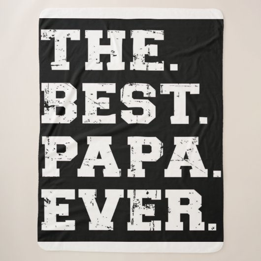 De beste papieren ooit | Liefde vader Sherpa Deken (Voorkant)