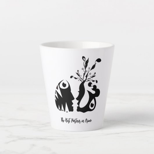 De beste partner in crime latte mok (Voorkant)