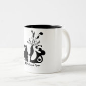 De beste partner in crime tweekleurige koffiemok (Voorkant rechts)