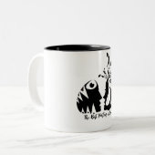 De beste partner in crime tweekleurige koffiemok (Voorkant links)