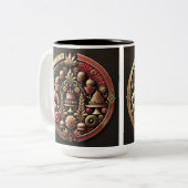 De beste Pastry & Cake Artists Gift Tweekleurige Koffiemok (Voorkant links)