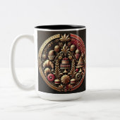 De beste Pastry & Cake Artists Gift Tweekleurige Koffiemok (Links)