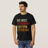 De beste PE leraar en nog betere vader T-shirt (Voorkant volledig)