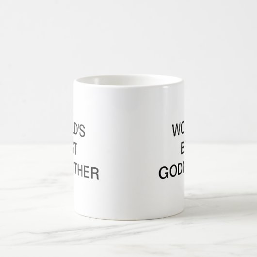 De beste peetmoeder ter wereld koffiemok (Center)