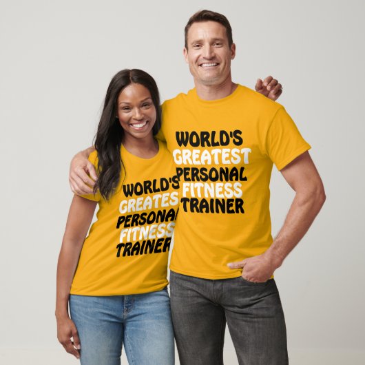 De beste personal fitness trainer ter wereld t-shirt (Unisex)