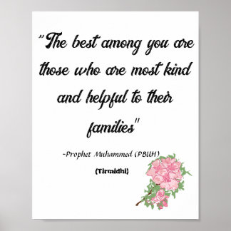 De beste persoon van People Hadith van de Profeet Poster