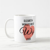 De beste persoonlijke foto van de wereld koffiemok (Links)