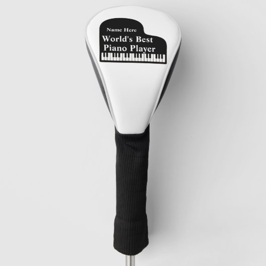 De beste piano-speler van Grand Piano World Golfheadcover (Voorkant)