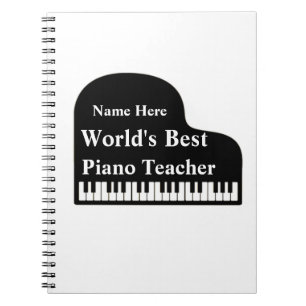 De beste pianoleraar van de Grand Piano World Notitieboek
