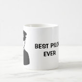 De beste piloot ooit koffiemok (Center)