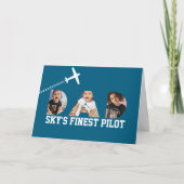 De beste piloot van Sky, DAD-foto en verjaardag va Kaart (Voorkant)