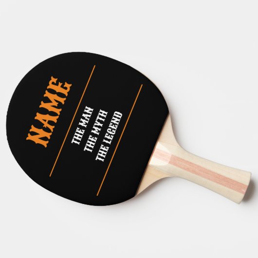 De beste Ping Pong Paddles met een Stijlvolle en M Tafeltennisbatje (Zijkant)