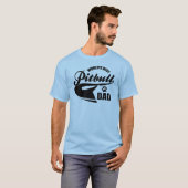 De beste Pitbull-pap ter wereld T-shirt (Voorkant volledig)