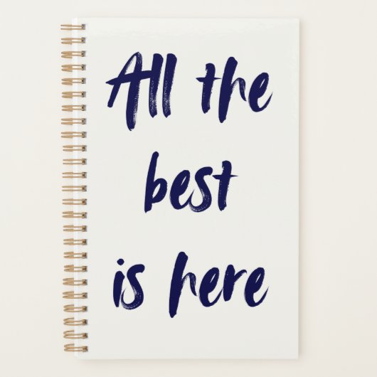 De beste planner in Navy & Cream (Voorkant)