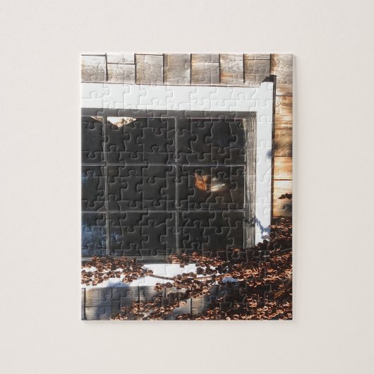 De beste plek in de Barn. — — Legpuzzel (Verticaal)