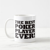 De beste pokerspeler ooit koffiemok (Links)