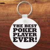 De beste pokerspeler ooit sleutelhanger (Voorkant)