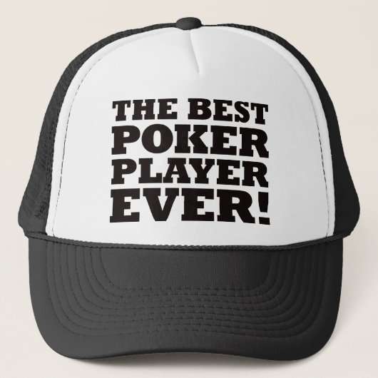De beste pokerspeler ooit trucker pet (Voorkant)