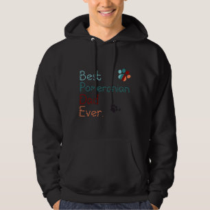 De beste pommeraanse vader ooit waar ik van je hou hoodie