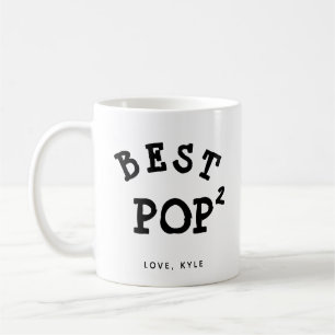 de beste pop pop grand dad vaderdag, koffie koffiemok