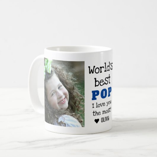 De beste Pop van de wereld, jullie beste foto's Koffiemok (Voorkant links)