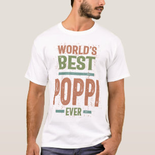 De beste Poppi ooit in de Mannen wereld Papa en T-shirt