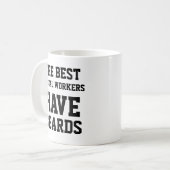 De beste postbezorgers hebben baarden koffiemok (Voorkant links)