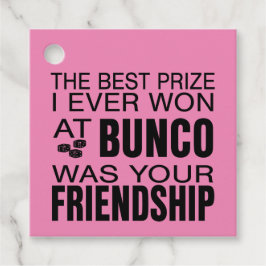 De beste prijs die ik ooit won bij Bunco Friendshi Bedankjes Labels