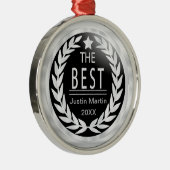 De beste prijs in zwart-wit metalen ornament (Rechts)