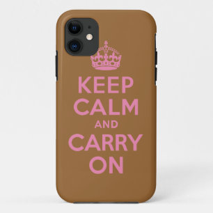 De beste prijs is kalm houden en roze en bruin bli Case-Mate iPhone case