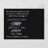 De beste prijs van vandaag! Sparen de Datum met Uw Aankondigingskaart (Achterkant)