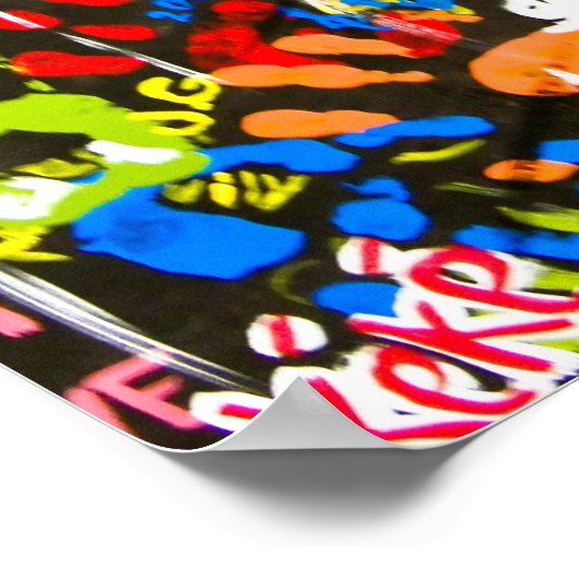 de beste prijs voor graffiti poster (Hoek)