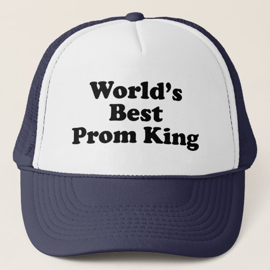 De beste prom koning ter wereld trucker pet (Voorkant)