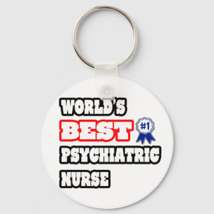 De beste psychiatrische verpleegster ter wereld sleutelhanger