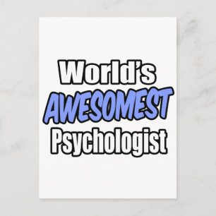 De beste psycholoog ter wereld briefkaart