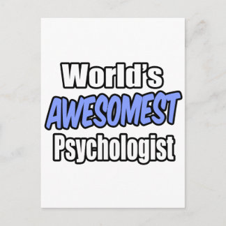 De beste psycholoog ter wereld briefkaart