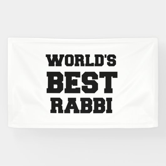 DE BESTE RABBI TER WERELD SPANDOEK (Horizontaal)
