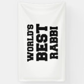 DE BESTE RABBI TER WERELD SPANDOEK (Verticaal)