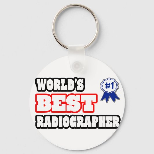 De beste radiograaf ter wereld sleutelhanger (Voorkant)