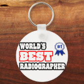 De beste radiograaf ter wereld sleutelhanger (Voorkant)