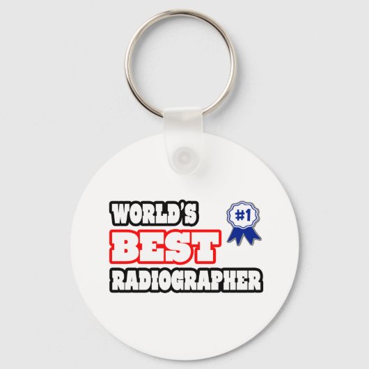De beste radiograaf ter wereld sleutelhanger (Voorkant)