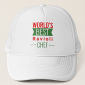 De beste Ravioli Chef ter wereld Trucker Pet (Voorkant)