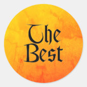 De beste ronde kleine stickers (Voorkant)