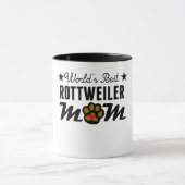 De beste rottweiler van de wereld mok (Midden)