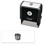 De beste rottweiler van mama ooit Womens Rottie Fu Zelfinktende Stempel (In situ)