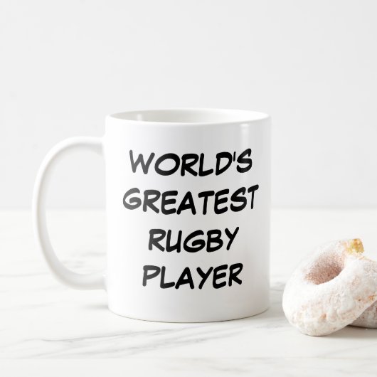 De beste rugbyspeler ter wereld Mok (Met donut)